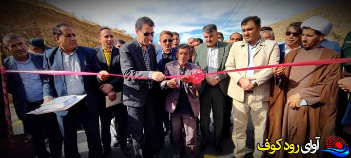 قطعه دوم پروژه بهسازی معابر ورودی شهر مارگون افتتاح شد