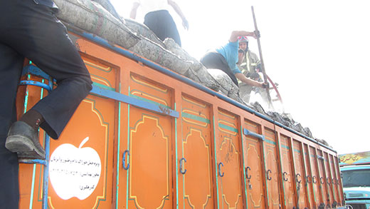 توقیف کامیون حامل زغال قاچاق در منطقه (لوداب) شهرستان بویر احمد/بار کج به منزل نرسید