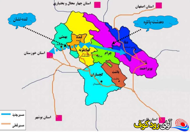 جاده لنده به تشان  مهم‌ترین عامل تسریع در حمل‌ونقل استان‌های خوزستان، کهگیلویه و بویراحمد، چهارمحال بختیاری و اصفهان