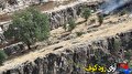 اتش سوزی منابع طبیعی منطقه سرتنگ آزادی موگرمون در لنده