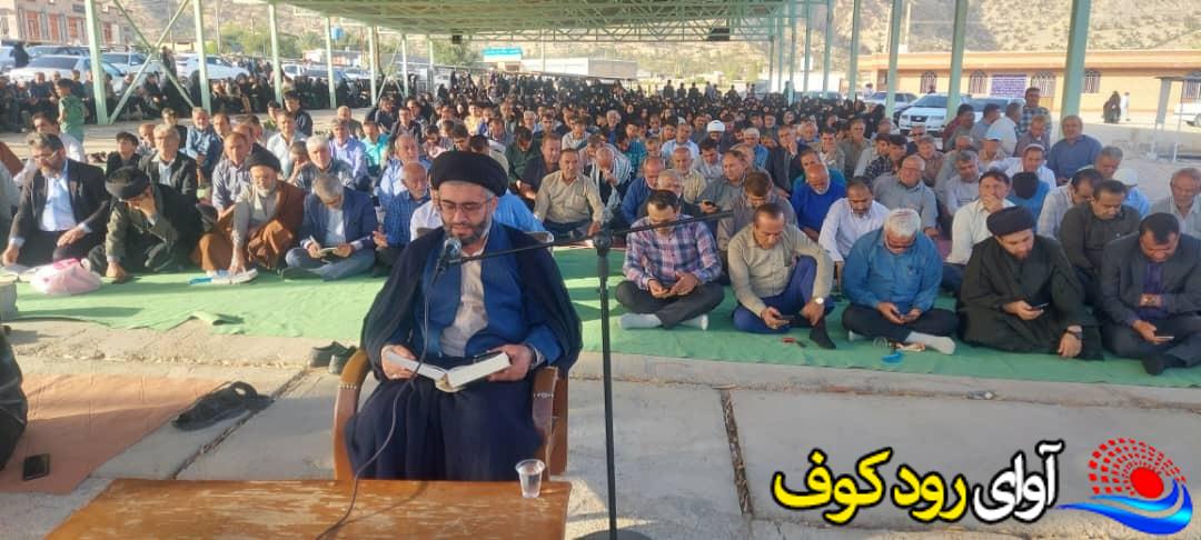 نوای عرفه در گلزار شهدای لنده؛ تجلی اشک و استغفار