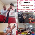 برگزاری دوره «آمادگی عمومی و اقدامات ایمنی در شرایط جنگی» برای داوطلبان جمعیت هلال‌احمر لنده