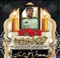 قدردانی معاون سیاسی فرماندار و خانواده سرهنگ پاسدار قربانعلی جرندان از حضور باشکوه مردم در مراسم تشییع
